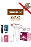 PREMİUM Yüz ve Vücüt Bakım & Lazer Epilasyon Seti, Tüy alma, Kalem Düzeltici Tam Set+ Lambader Hediyeli