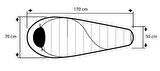 Trimm Balance Jr. -25'C Ultralight Uyku Tulumu - 150R, Yeşil