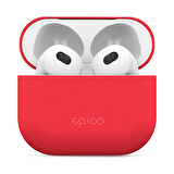 Epico Silikon Kılıf AirPods 3. Nesil - Kırmızı