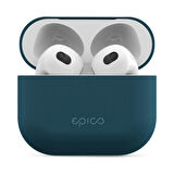 Epico Silikon Kılıf AirPods 3. Nesil - Koyu Mavi