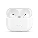 Epico Şeffaf Kılıf AirPods Pro 2 - Beyaz Şeffaf