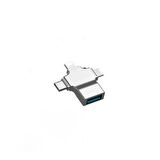 DAYTONA HC04-G OTG USB FLASH DRIVER,GÜMÜŞ