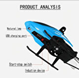 Sensörlü Şarjlı Uçan Helikopter