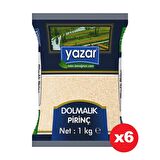 Yazar Dolmalık Kırık Pirinç 1 Kg. x 6 Adet