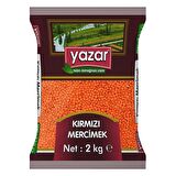 Yazar Yerli Kırmızı Mercimek 2 Kg. x 2 Adet