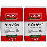 Yazar Pudra Şekeri 5 Kg x 2 Paket