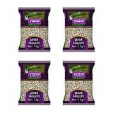 Yazar Şeker Fasulye 1 Kg. x 4 Paket