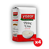 Yazar Sade Pirinç Unu 500 Gr x 4 Paket