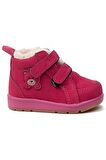 Bluefeet 881 Fuşya Termo Taban Kürklü Kız Çocuk Bebe Bot