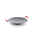 Tahta Saplı Kavurma Sac Tava ( 30 cm)