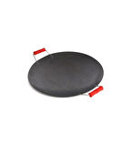 Tahta Saplı Kavurma Sac Tava (40cm)