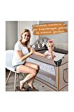 600 Nanny 70x110 Anne Yanı Bebek Beşiği Sepet Oyun Parkı Yatak Beşik