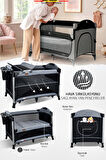Baby Home 620 Lora-co 70x110 Bebek Oyun Parkı Yatak Anne Yanı Beşik