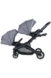 2223 İbiza Plus Travel Sistem İkiz Bebek Arabası
