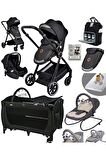 9 In 1 Full Takım 990 Travel Sistem Bebek Arabası 560 Oyun Parkı Yatak Beşik 330 Ev Tipi Ana Kucağı