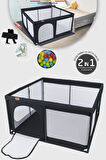 Baby Home 450 Gogoo 2in1 Güvenli Bebek Ve Çocuk Oyun Alanı Oyun Parkı 125x125 Oyun Matı Ve Topları