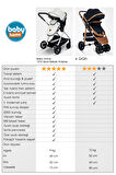 Baby Home 1010 Ayrılıp Birleşebilen Travel Sistem İkiz Bebek Arabası