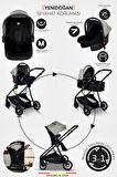 Baby Home 1010 Ayrılıp Birleşebilen Travel Sistem İkiz Bebek Arabası