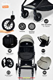 Baby Home 1010 Ayrılıp Birleşebilen Travel Sistem İkiz Bebek Arabası
