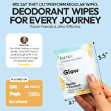 Fomin Vanilya ve Hindistan Cevizli Deodorant Mendil 15 Adet