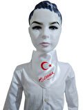 Ay Yıldızlı Atatürk İmzalı Fular