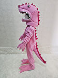 T-Rex Dinozor Kostümü Pembe