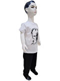 Atatürk Baskılı Beyaz Tişört Siyah Pantolon Takım