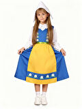 İsveç Kız Çocuk Kostümü