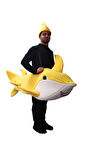 Baby Shark Kostümü Yetişkin Sarı