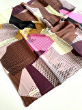 Pierre Cardin Sura İpek Eşarp 8331230-391-48143 Lila Karışık Desen