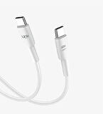 LİNK-TECH 60 W 1M USB-C TO USB-C ŞARJ KABLOSU
