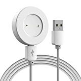 Huawei GT2 46mm Uyumlu Zore Usb Şarj Kablosu (Beyaz)