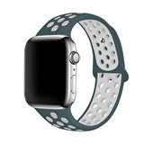 Apple Watch 44mm Uyumlu KRD-02 Silikon Kordon (NO36)