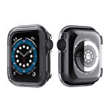 Apple Watch 44mm Uyumlu Zore Watch Gard 03 Ekran Koruyucu (Siyah)