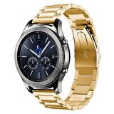Huawei Watch GT 3 46mm Uyumlu KRD-04 Metal Kordon (Gold)