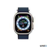 Global Watch G900 Pro 2023 Android İos HarmonyOs Uyumlu Akıllı Saat Lacivert WNE0957
