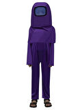 Among Us Cosplay Uzaylı Astronot Kostümü Mor
