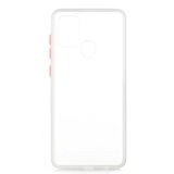 Galaxy A21S Kılıf Mat Yüzey Renkli Kenar Silikon