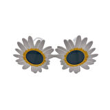 Papatya Çerçeveli Beyaz Sarı Parti Gözlüğü