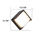 Cata Ct-7078 Plastik Modern Dış Mekan Duvar Aplik 