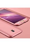 Samsung Galaxy J5 Pro Uyumlu Kılıf Ays Kapak Rose Gold
