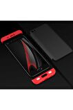 Xiaomi Mi 5 Uyumlu Kılıf Ays Kapak Siyah-Kırmızı