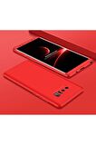 Samsung Galaxy Note 8 Uyumlu Kılıf Ays Kapak Kırmızı