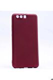 Huawei P10 Uyumlu Kılıf Premier Silikon Kapak Bordo
