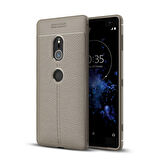 Sony Xperia XZ2 Uyumlu Kılıf Niss Silikon Kapak Gri