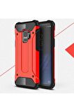 Samsung Galaxy S9 Uyumlu Kılıf Crash Silikon Kapak Kırmızı