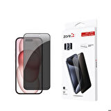 Apple iPhone 15 Uyumlu Anti-Dust Privacy Temperli Ekran Koruyucu