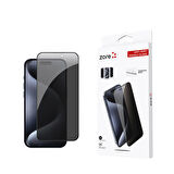 Apple iPhone 15 Pro Uyumlu Anti-Dust Privacy Temperli Ekran Koruyucu