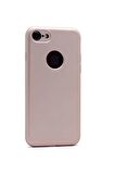 Apple iPhone 7 Plus Uyumlu Kılıf 360 Silikon Kılıf Gold