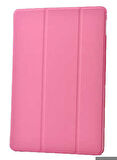 Apple iPad 2 3 4 Uyumlu Tablet Kılıfı Smart Cover Standlı Akıllı Kılıf Rose Gold